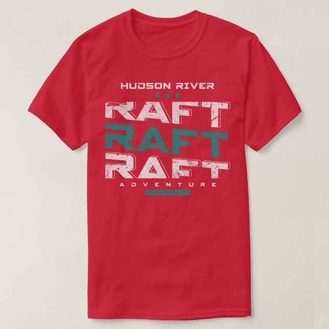 Camiseta rafting en el río Hudson (1) (Diseño del anverso)