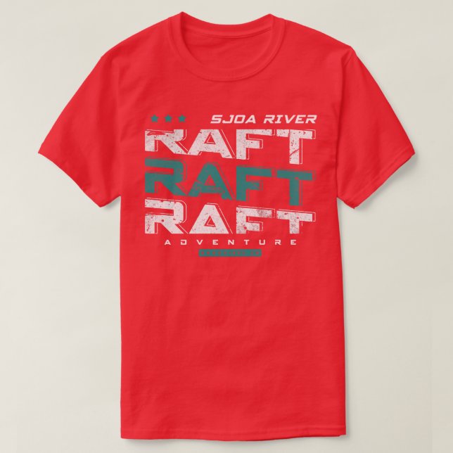Camiseta rafting en el río Sjoa (Diseño del anverso)