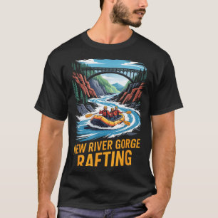 Camiseta Rafting en New River Gorge Kayak de aguas bravas O