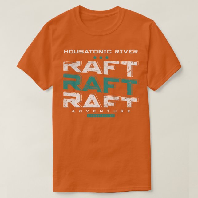 Camiseta rafting en ríos HOUSATONIC (1) (Diseño del anverso)