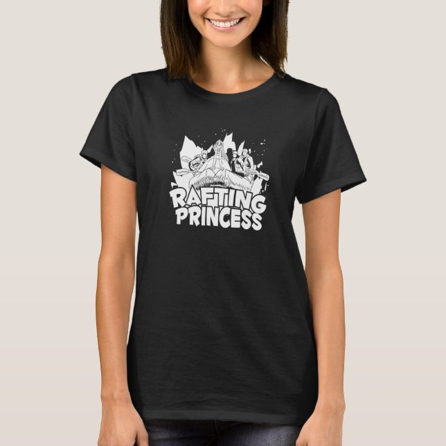 Camiseta Rafting Princess Water Sport River Raft Rafting (Anverso)