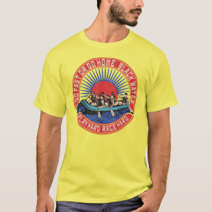 Camiseta Rafting Retro Black Water.
