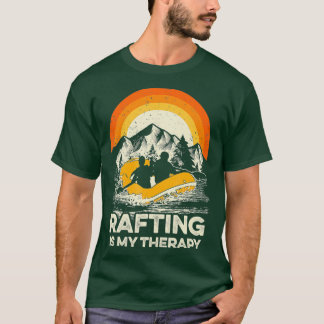 Camiseta Rafting retro es mi Whitewater terapéutico