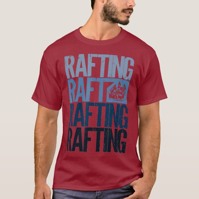 Camiseta Rafting Retro Vintage Adventure Rafting (Anverso)