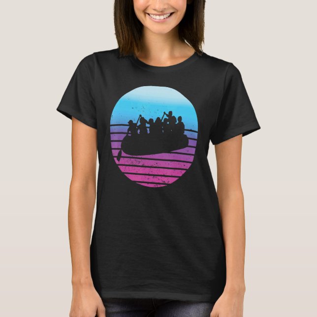 Camiseta Rafting River Boat Fun (Anverso)