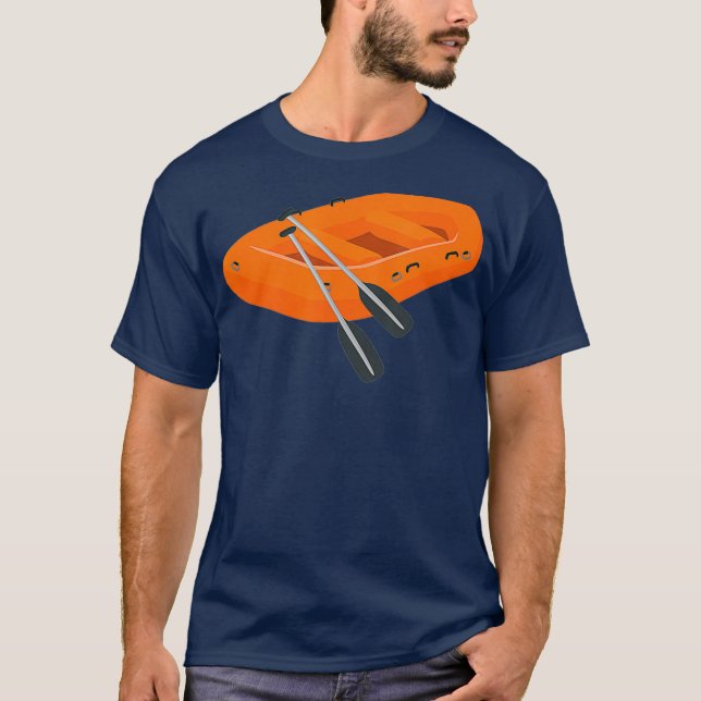 Camiseta Rafting River y Paddles (Anverso)