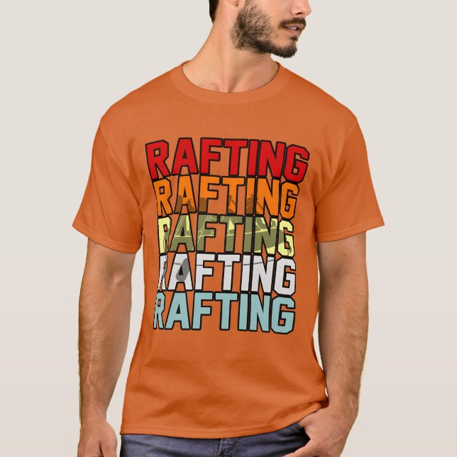 Camiseta Rafting Sport vintage (Anverso)