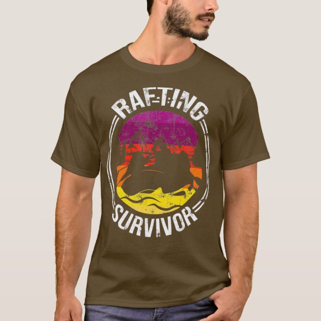 Camiseta Rafting Suvivor Funny Rafting Lover (Anverso)
