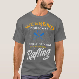 Camiseta Rafting Weekend River Kayak Sports Paddle Love