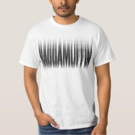 Camiseta Ragamuffin Efecto Desenfocado Typografía Reggae