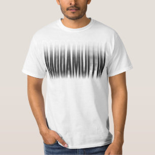 Camiseta Ragamuffin Efecto Desenfocado Typografía Reggae