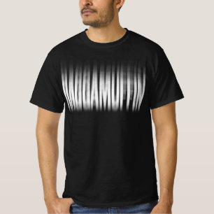 Camiseta Ragamuffin Efecto Desenfocado Typografía Reggae