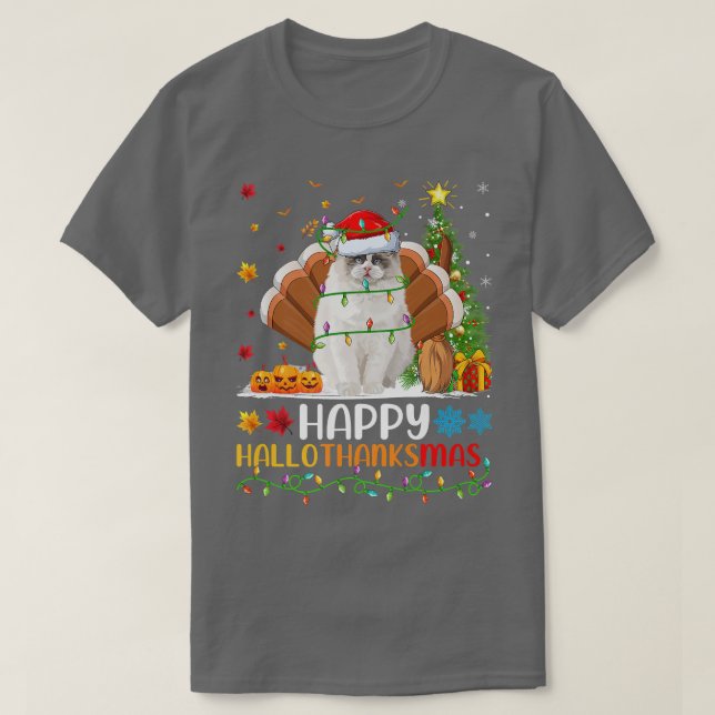 Camiseta Ragdoll Animal Lover Funny Happy Ragdoll HelloThan (Diseño del anverso)