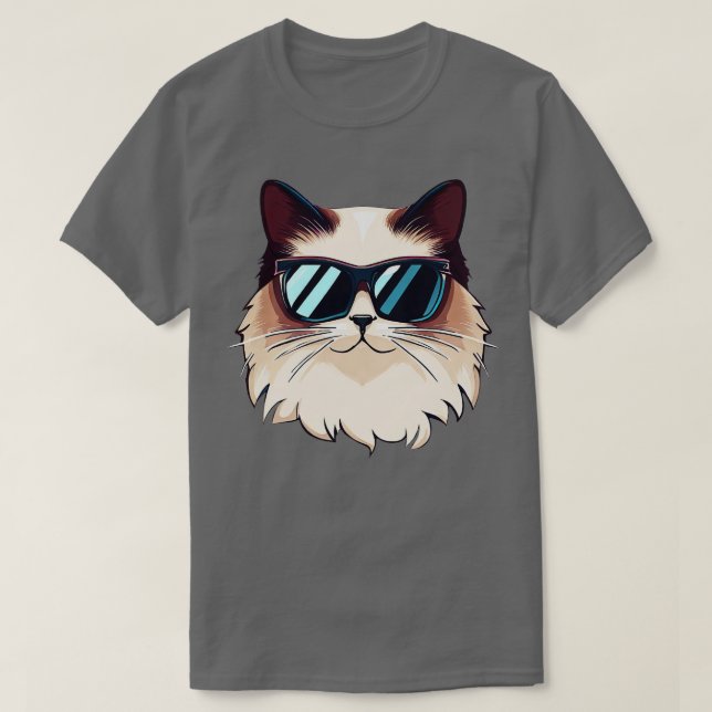 Camiseta Ragdoll cat (Diseño del anverso)