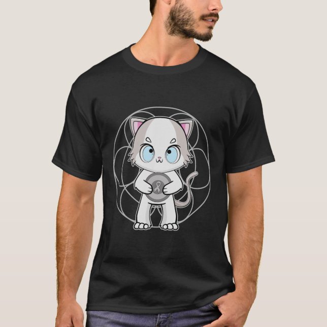 Camiseta Ragdoll Cat Anime Kitten Dyslexia Conciencia (Anverso)