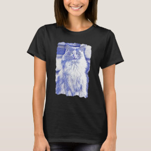 Camiseta Ragdoll Cat Artwear Cute Kitty Gats Mom Y Cat Da
