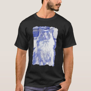 Camiseta Ragdoll Cat Artwear Cute Kitty Gats Mom Y Cat Da