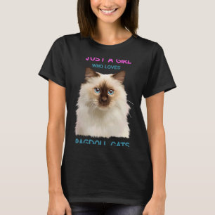 Camiseta Ragdoll Cat chica que ama Ragdoll