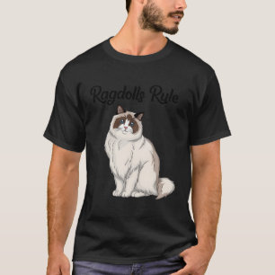 Camiseta Ragdoll Cat Gift Ragdolls Rule Ragdoll Cat