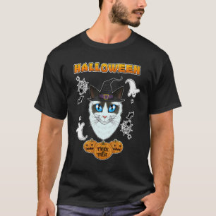 Camiseta Ragdoll Cat I Happy Halloween