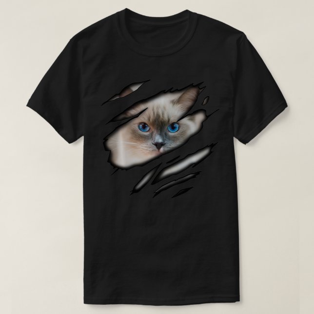 Camiseta Ragdoll Cat in me design, Cadesign, Purebred Cat  (Diseño del anverso)