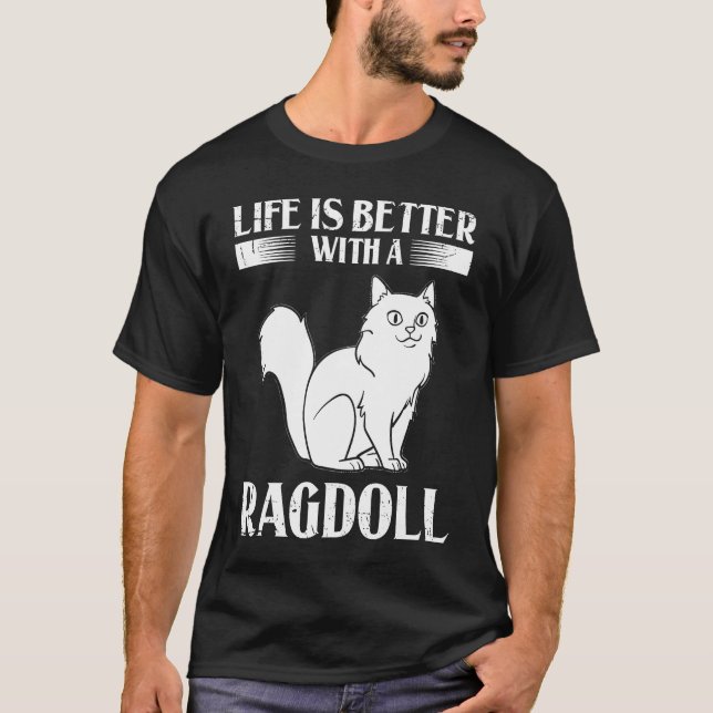 Camiseta Ragdoll Cat Kitten Owner (Anverso)