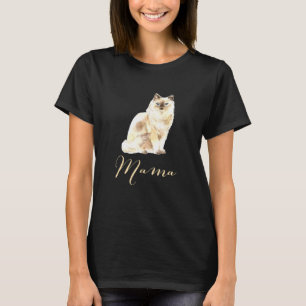 Camiseta Ragdoll Cat Mama Cat Mama Cat Mama Present Cat Mom