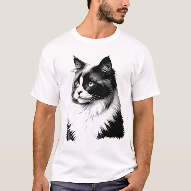 Camiseta Ragdoll Cat Men's T-Shirt (Anverso)