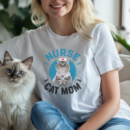 Camiseta Ragdoll Cat "Nurse Cat Mom"