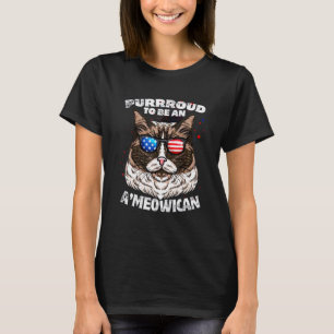 Camiseta Ragdoll Cat Purrroud Será Un Estadounidense 4 De J