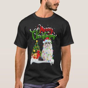 Camiseta Ragdoll Cat Xmas Decoraciones de Santa Ragdoll Chr