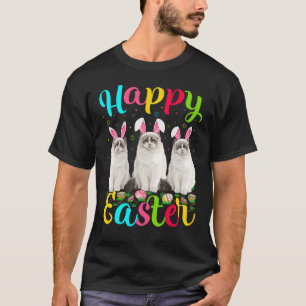 Camiseta Ragdoll Divertido Huevo de Pascua Bunny Ragdoll Fe