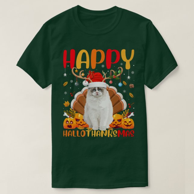 Camiseta Ragdoll Dog Lover Feliz Ragdoll HelloGracias (Diseño del anverso)