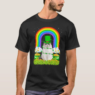 Camiseta Ragdoll Lover Rainbow Leprechaun Ragdoll St Patric