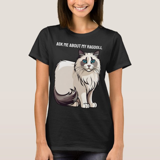 Camiseta Ragdoll personalizable (Anverso)