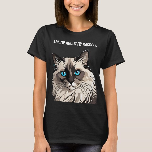 Camiseta Ragdoll personalizable (Anverso)