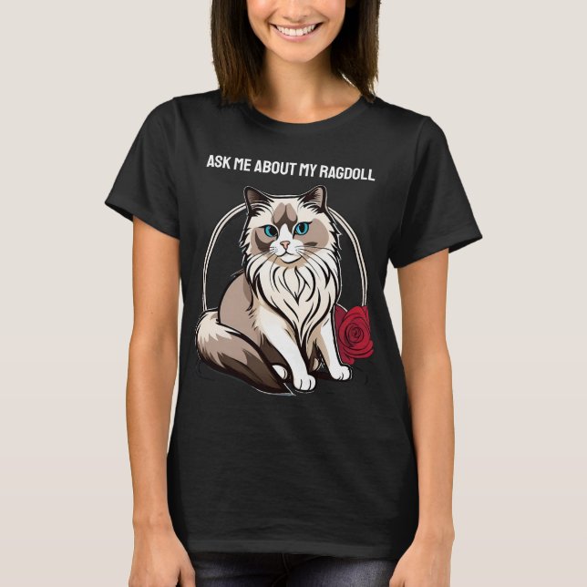 Camiseta Ragdoll personalizable (Anverso)