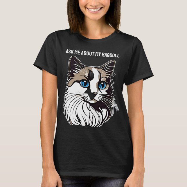 Camiseta Ragdoll personalizable (Anverso)
