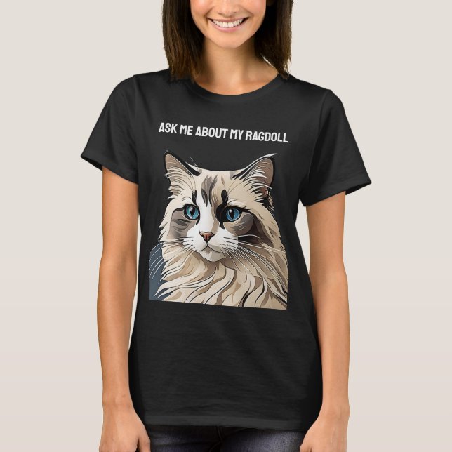 Camiseta Ragdoll personalizable (Anverso)