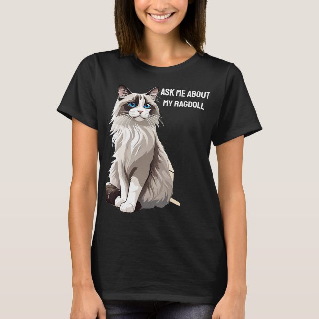 Camiseta Ragdoll personalizable (Anverso)