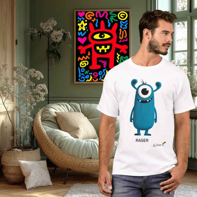 Camiseta Rager Monster | Diseño original para el espíritu F (Subido por el creador)