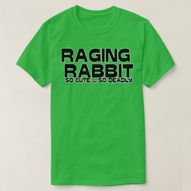 CAMISETA RAGING RABBIT TAN CORTO TAN MORTAL (Diseño del anverso)