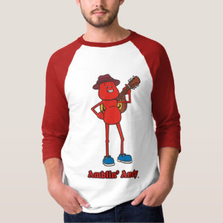 Camiseta Raglán básico de la manga de Andy 3/4