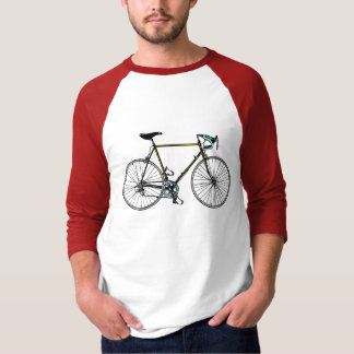 Camiseta Raglán básico de la manga de Bycicle 3/4