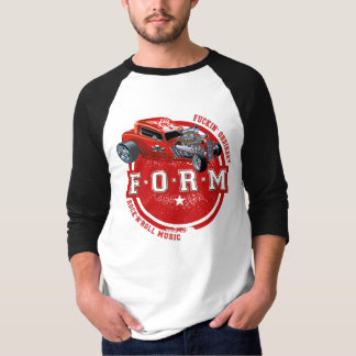Camiseta Raglán básico de la manga de F.O.R.M HotRod 3/4