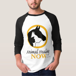 Camiseta Raglan de 3/4 mangas para curar animales 