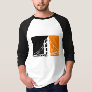 Camiseta Raglán de la manga del San Francisco Bay 3/4