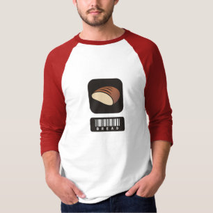 Camiseta Raglan de Manga 3/4 Amantes del Pan