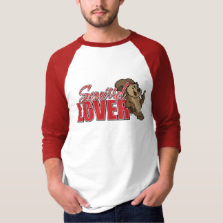 Camiseta Raglán del amante de Squirel