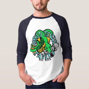 Camiseta Raglan Forked Tongue Tee